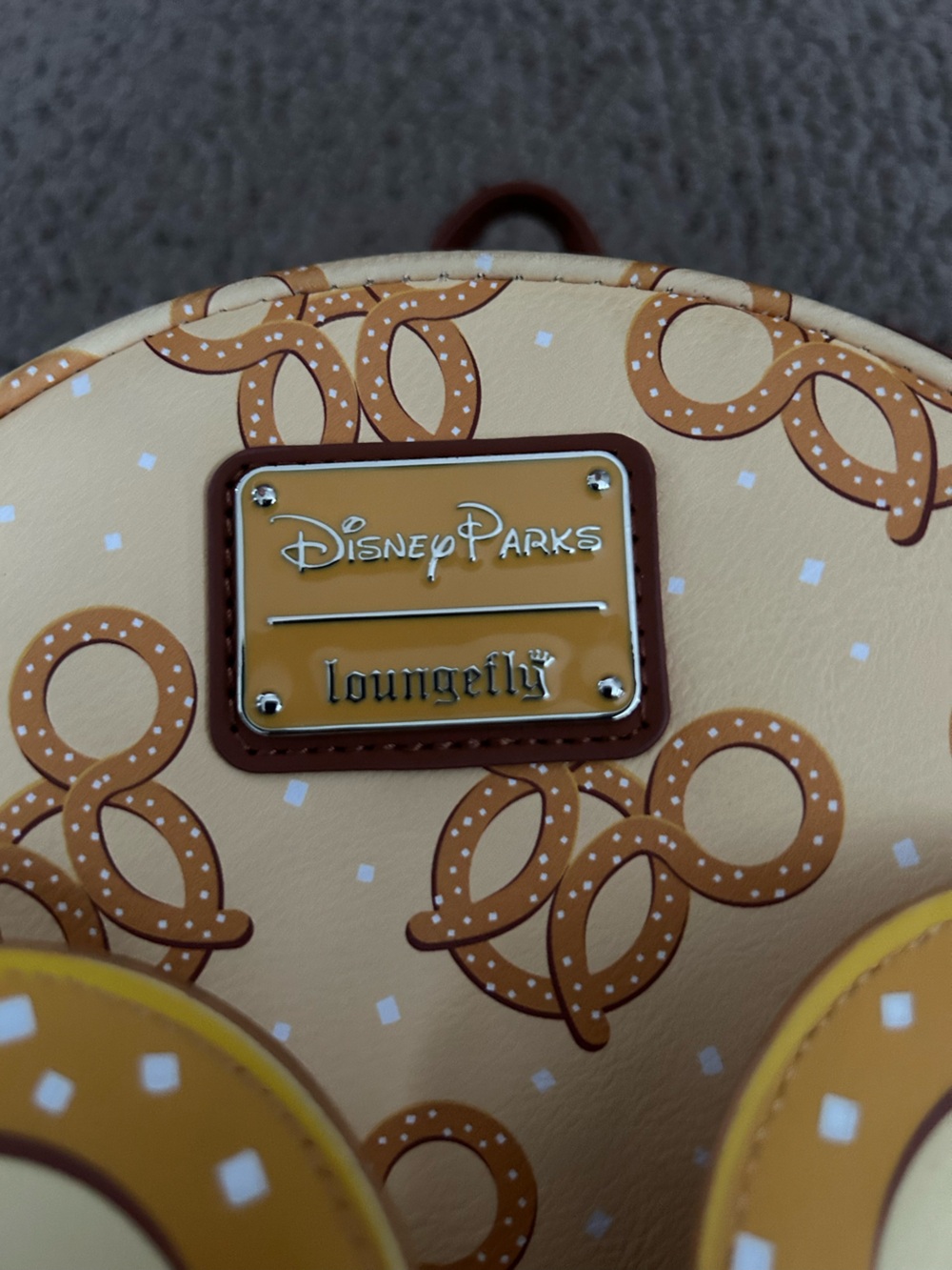 Disney Parks Loungefly Pretzel Backpack - Picture 4 of 6